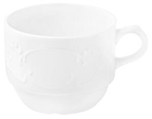 PULSIVA Kaffekopp Sinfonie; 18cl, 8.1x6.6 cm (ØxH); Vit; Rund; 6 Styck / Förpackning