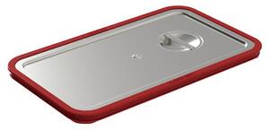 Rieber GN-lock 1/1 vattentät Rieber; Storlek GN 1/1, 32.5x53 cm (LxB); Silverfärg