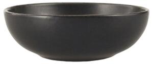 Porland Skål Ironstone; 13cl, 10.3x3.5 cm (ØxH); Mörkbrun/Svart; Rund; 6 Styck / Förpackning