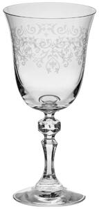 Krosno Rödvinsglas Krista Deco; 22cl, 8.7x18.1 cm (ØxH); Transparent; 6 Styck / Förpackning