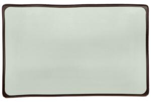 PULSIVA Uppläggningsfat Levana; 22.5x14.5x2 cm (LxBxH); Mintgrön/Svart; Rektangulär; 6 Styck / Förpackning