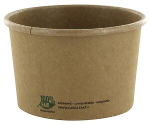 PAPSTAR Soppskål Pure kartong; 23cl, 9.8x6 cm (ØxH); Brun; 500 Styck / Förpackning