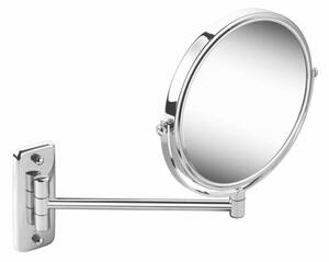Geesa Rak- och sminkspegel med 1 arm, 3 ggr förstoring, ø 200 mm; 3x28.4x3 cm (LxHxD); Grå