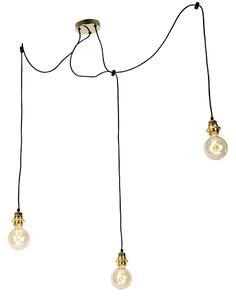 Modern hängande lampa guld - Cava 3
