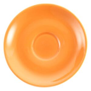 PULSIVA Espressofat Joy; 12.5 cm (Ø); Orange; Rund; 6 Styck / Förpackning