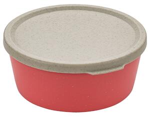 Koziol Återanvändbar behållare Connect Bowl; 900ml, 15.5x6.3 cm (ØxH); Röd; Rund; 4 Styck / Förpackning