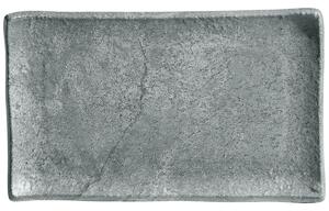 VEGA Uppläggningsfat Clawson med kant; Storlek GN 1/4, 26.5x16.2x2 cm (LxBxH); Grå; Rektangulär; 3 Styck / Förpackning