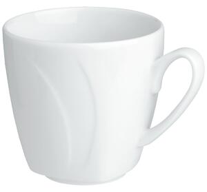 VEGA Kaffekopp Vilano; 25cl, 7.5x7.7 cm (ØxH); Vit; Rund; 6 Styck / Förpackning