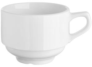 PULSIVA Kaffekopp Strasbourg; 26cl, 9x7.2 cm (ØxH); Vit; Rund; 6 Styck / Förpackning