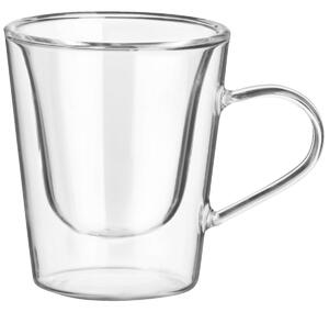 VEGA Espressokopp Dila med öra; 13cl, 6.7x8 cm (ØxH); Transparent; 2 Styck / Förpackning