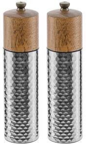 VEGA Salt- & pepparkvarnset Omea; 4.8x19.4 cm (ØxH); Silverfärg