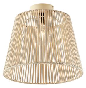 Utomhus taklampa med beige rep IP54 - Jayla