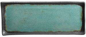 VEGA Melaminfat Dearborn med kant; Storlek GN 1.5/4, 39.7x16.2x2 cm (LxBxH); Turkos; Rektangulär; 3 Styck / Förpackning
