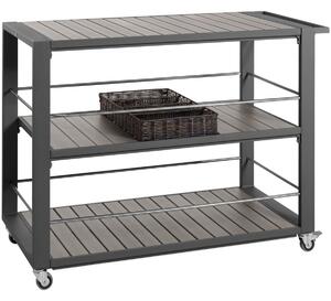 VEGA Serveringsvagn set Aventuro; 119x56x91 cm (BxDxH); Antracit