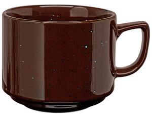 VEGA Kaffekopp Alessia; 19cl, 7.5x6.3 cm (ØxH); Brun; Rund; 6 Styck / Förpackning
