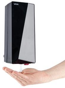 PULSIVA Tvåldispenser Materia med sensor; 1000ml, 12.5x27.5x11 cm (BxHxD); Svart; Rektangulär