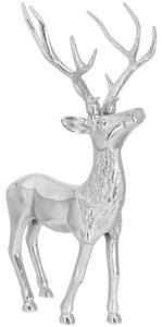 VEGA Dekorativ hjort Deer L; 28x58.5x40.5 cm (BxHxD); Silverfärg