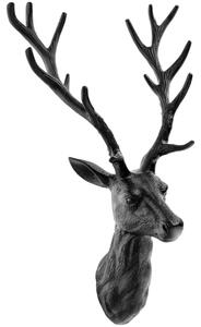 VEGA Hjorthuvud Deer; 25.5x61x38 cm (BxHxD); Svart
