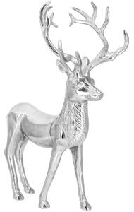 VEGA Dekorativ hjort Deer M; 20.5x45.75x30.5 cm (BxHxD); Silverfärg