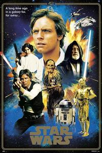 Poster, Affisch Star Wars - 40th Anniversary Heroes, (61 x 91.5 cm)