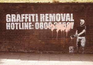 Poster, Affisch Banksy Street Art - Graffity Removal Hotline