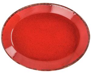 VEGA Uppläggningsfat Sidina ovalt; 31x23.5x3.1 cm (LxBxH); Röd; Oval; 6 Styck / Förpackning