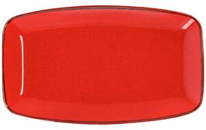 VEGA Uppläggningsfat Sidina rektangulärt rundade kanter; 31x18x2.5 cm (LxBxH); Röd; Rektangulär; 6 Styck / Förpackning