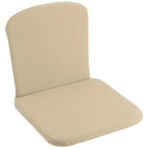 VEGA Stolsdyna Lineares med ryggstöd; 41x38.5x3 cm (BxLxH); Beige; 4 Styck / Förpackning