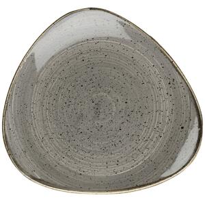 Churchill Tallrik Stonecast Peppercorn trekantig; 31.1 cm (B); Grå/Brun; Trekantig; 6 Styck / Förpackning