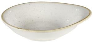 Churchill Djup skål Stonecast Barley White oval; 17cl, 16x14.5x14.5 cm (LxBxH); Vit/Brun; Oval; 12 Styck / Förpackning
