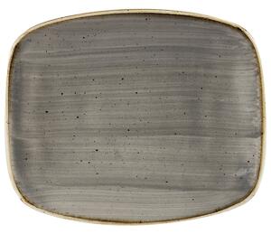 Churchill Chefs Oblong fat Stonecast Peppercorn; 15.4x12.6 cm (LxB); Grå/Brun; Rektangulär; 12 Styck / Förpackning