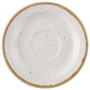 Churchill Underfat Stonecast Barley White; 15 cm (Ø); Vit/Brun; Rund; 12 Styck / Förpackning