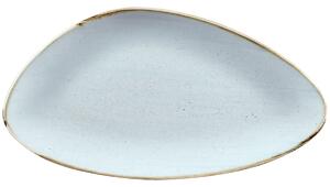 Churchill Chefs fat Stonecast Duck Egg trekantig; 35.5x18.8 cm (LxB); Ljusblå/Brun; Trekantig; 6 Styck / Förpackning