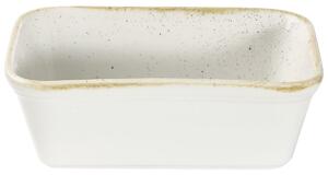 Churchill Lasagneform Stonecast Barley White; 60cl, 16x12 cm (LxB); Vit/Brun; Rektangulär; 12 Styck / Förpackning