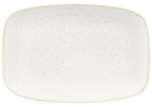 Churchill Chefs Oblong fat Stonecast Barley White; 30x19.9 cm (LxB); Vit/Brun; Rektangulär; 6 Styck / Förpackning