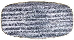 Churchill Chefs Oblong fat Studio Prints Slate Blue; 29.8x15.3 cm (LxB); Blå/Brun; Rektangulär; 12 Styck / Förpackning