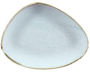 Churchill Chefs fat Stonecast Duck Egg trekantig; 26.5x20.5 cm (LxB); Ljusblå/Brun; Trekantig; 12 Styck / Förpackning