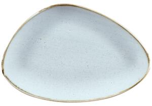 Churchill Chefs fat Stonecast Duck Egg trekantig; 30.5x20.5 cm (LxB); Ljusblå/Brun; Trekantig; 6 Styck / Förpackning