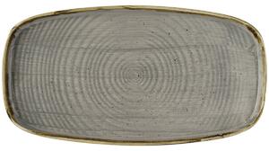 Churchill Fat Stonecast Peppercorn med kant; 35x18.5x2 cm (LxBxH); Grå/Brun; Rektangulär; 6 Styck / Förpackning