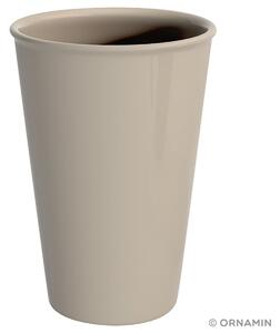 Ornamin Återanvändbar mugg Great Gloria; 400ml, 9x13 cm (ØxH); Ljusbrun; 10 Styck / Förpackning