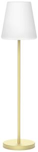 Newgarden Golvlampa Lola Slim 180 varmvit och kallvit; 177.2x44 cm (HxØ); Guldfärg/Vit