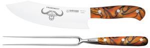 Giesser Trancherset PremiumCut; 33 cm (L); Gul/Orange/Silverfärg