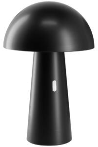 Newgarden LED-bordslampa Shitake; 16.5x25.5 cm (ØxH); Svart