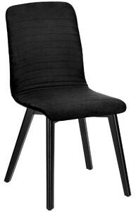 PULSIVA Stol Charlie; 43x57x89 cm (BxDxH); Sits Svart, Ram Svart; 2 Styck / Förpackning