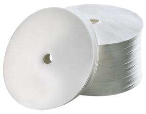 Bartscher Runda filterpapper; 24.5 cm (Ø); Vit; 1000 Styck / Förpackning