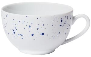 VEGA Kaffekopp Mixor prickig; 22cl, 9.5x5.5 cm (ØxH); Vit/Blå; Rund; 6 Styck / Förpackning