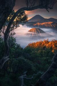 Fotografi First glimpses of Mount Bromo, NingYun Ye