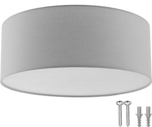 TecTake GmbH 405210 taklampa circum, plafond i linne - grå