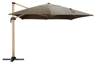 VEGA Frihängande parasoll Terrado; 300x400x275 cm (LxBxH); Antracit/Brun; Rektangulär