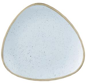 Churchill Tallrik Stonecast Duck Egg coupe; 19.2 cm (B); Ljusblå/Brun; Trekantig; 12 Styck / Förpackning